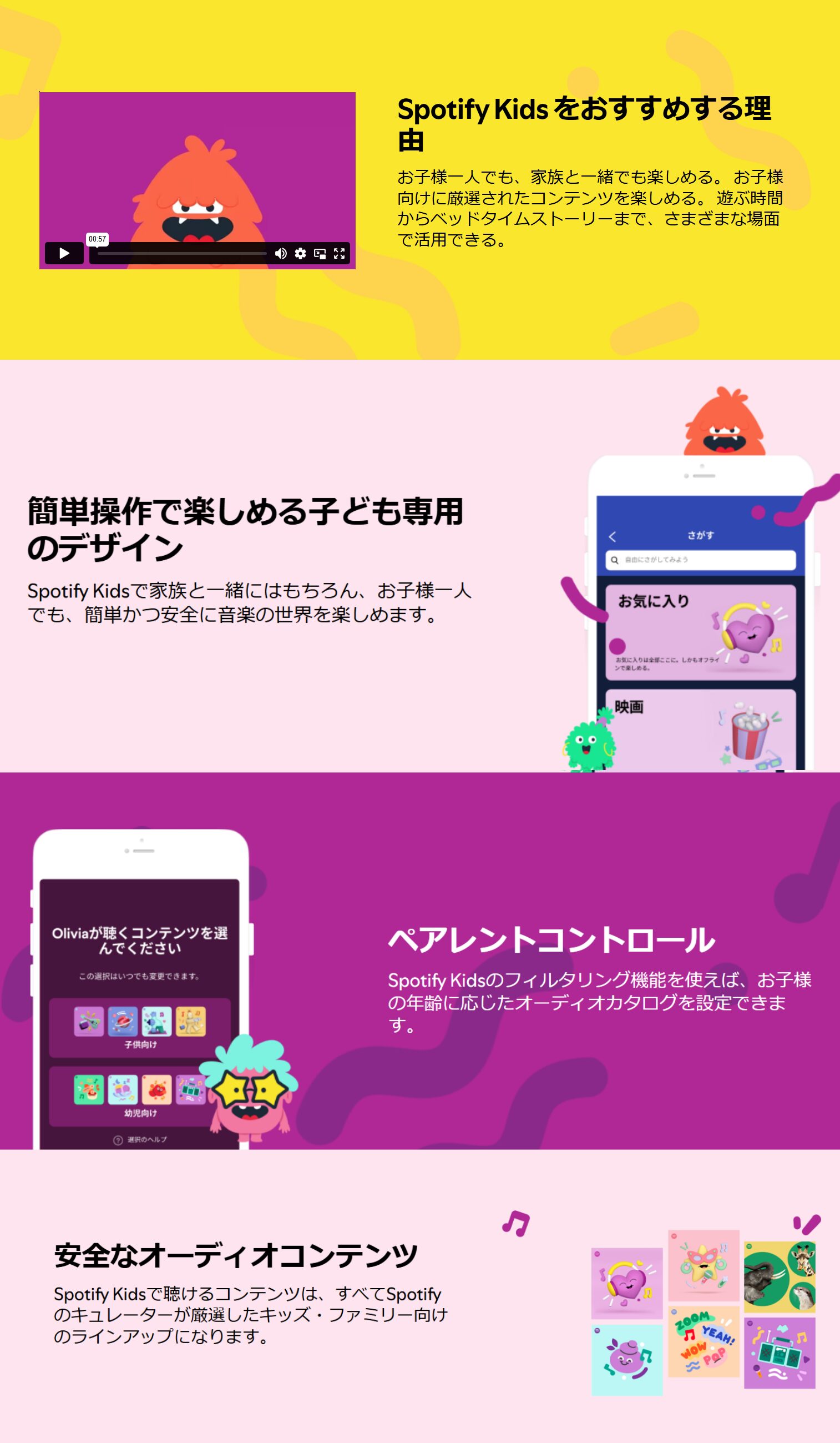 Spotify kids 概要