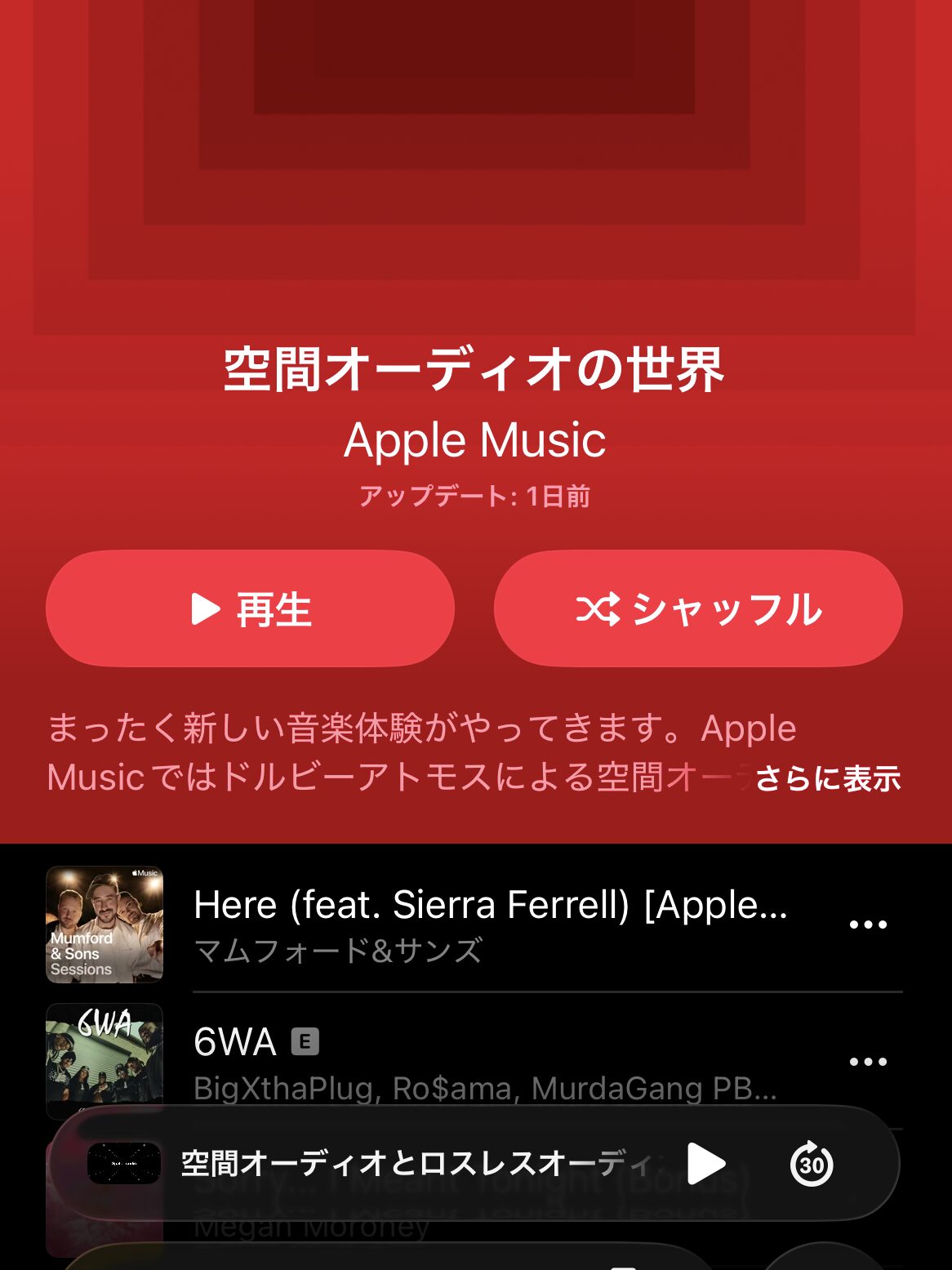 Apple Music 空間オーディオ